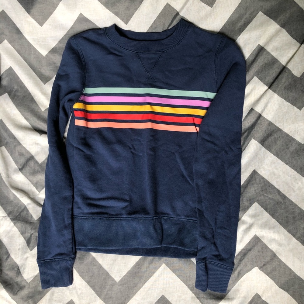 Striped Long Sleeve Pullover
